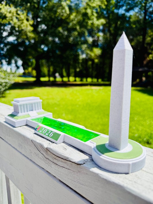 2026 Commemorative Reflecting Pool Statue 3D Print