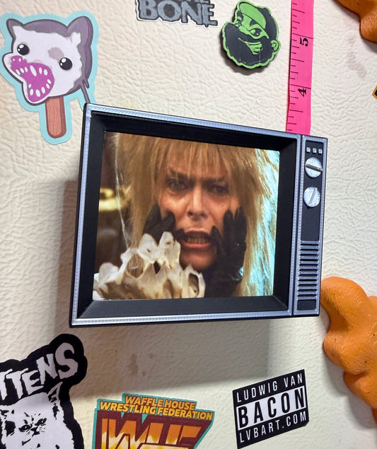 Dance Magic Dance Retro TV With Sound 3D Print Fridge Magnet