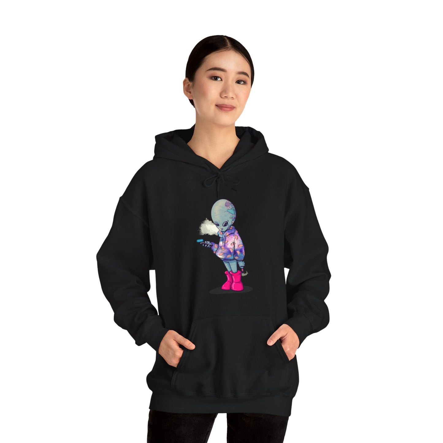 Earth Alien Unisex Heavy Blend Hooded Sweatshirt