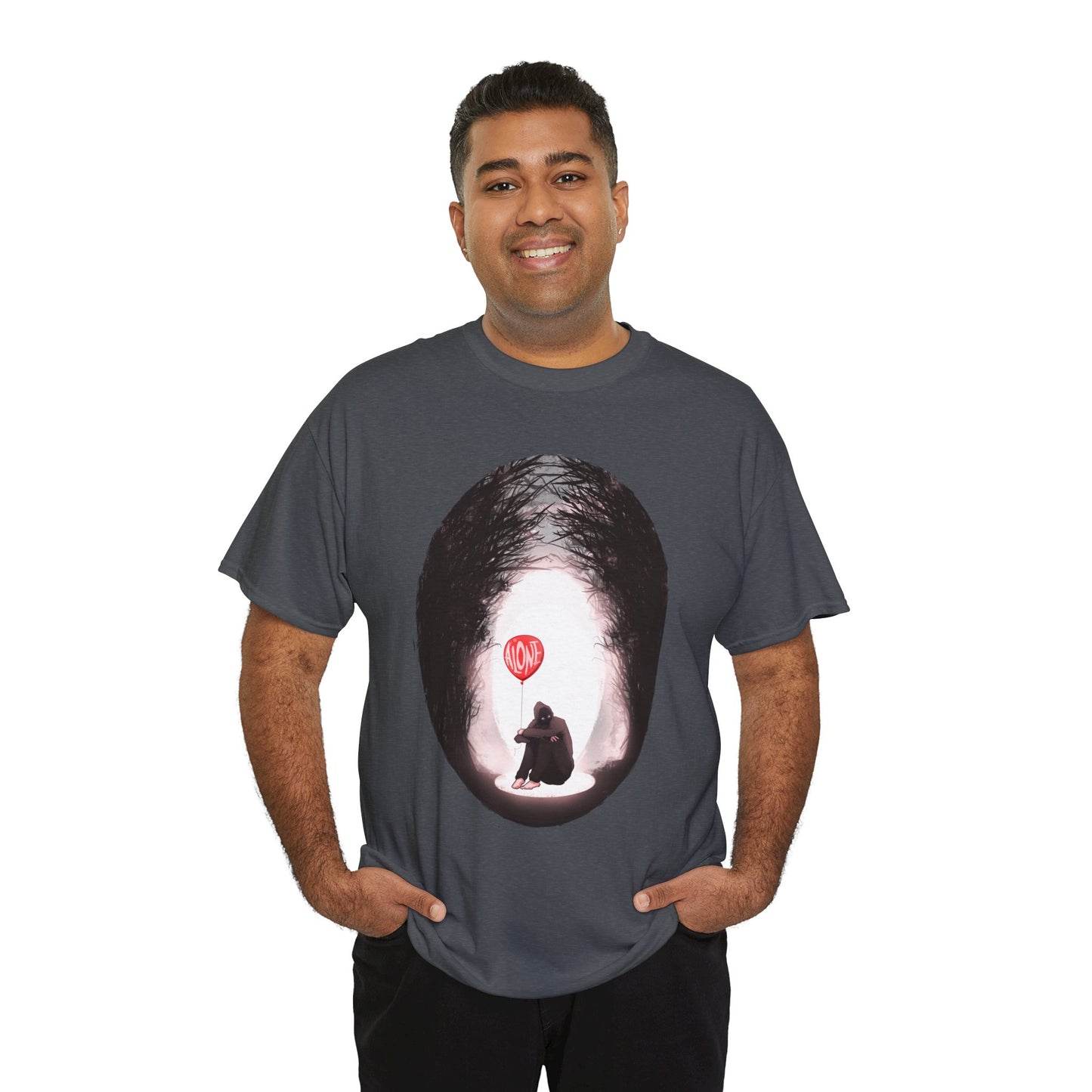 Forever Alone Unisex Heavy Cotton Tee