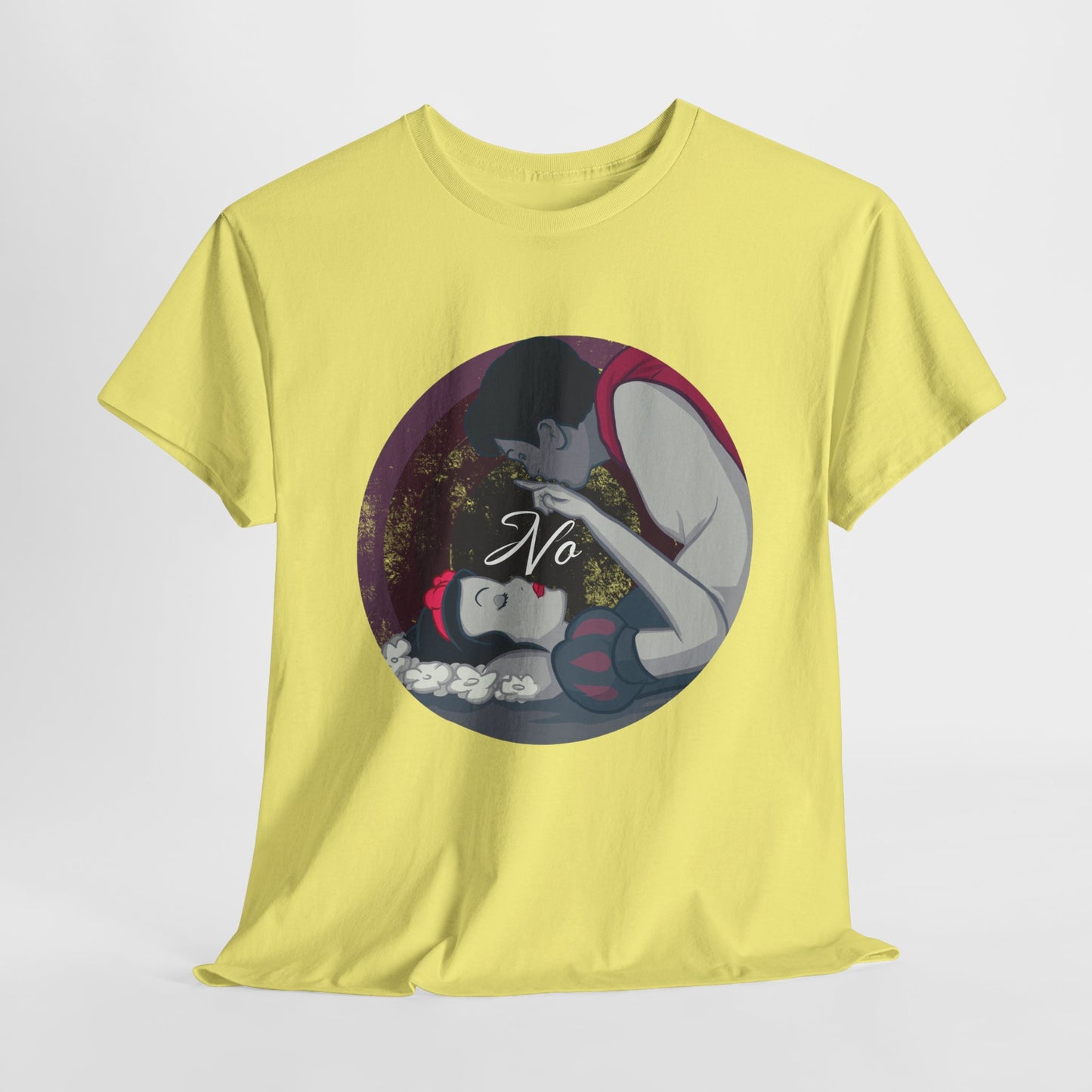 No White Unisex Heavy Cotton Tee