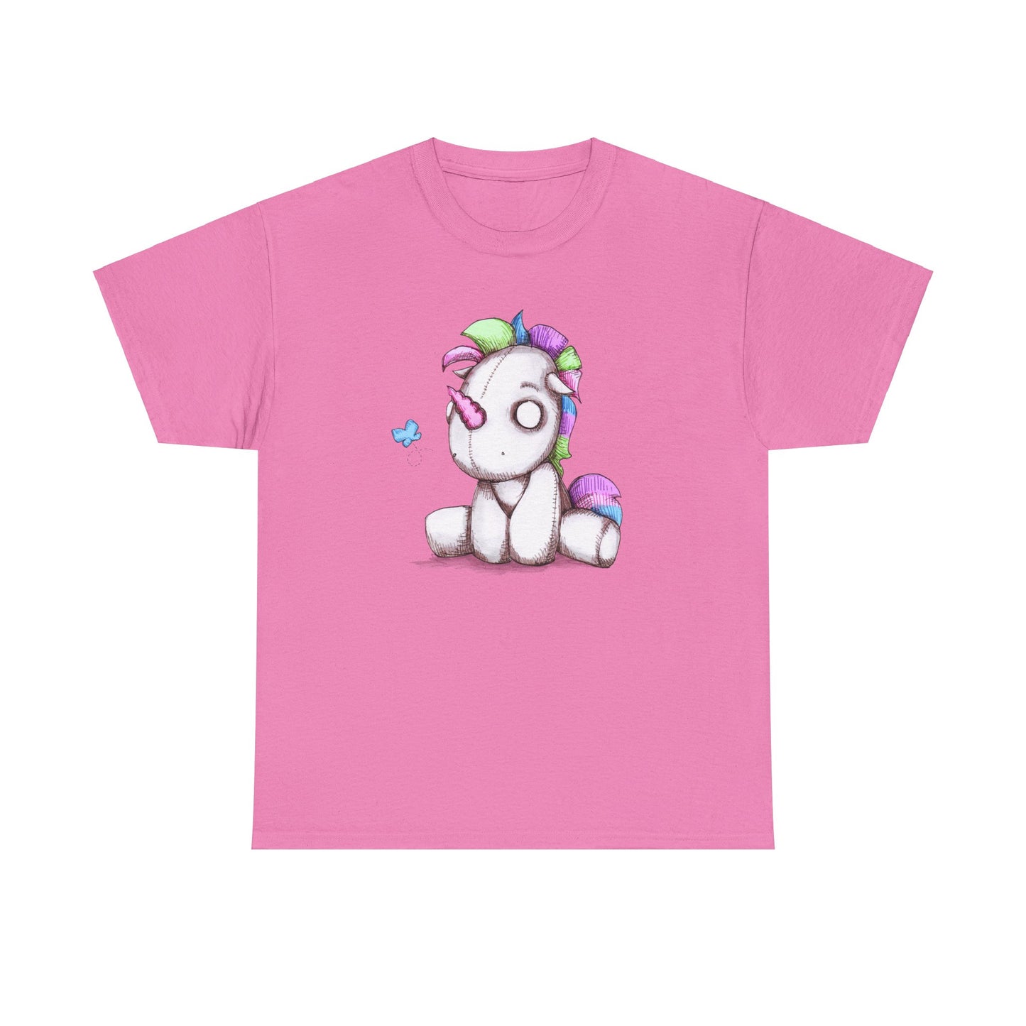 Plushie Unicorn Unisex Heavy Cotton Tee
