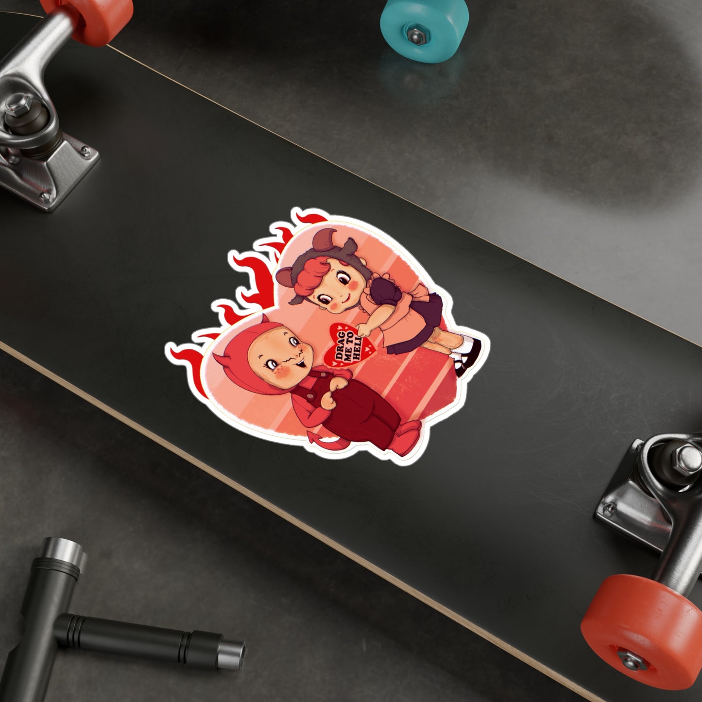 Love Is Hell Kiss-Cut Vinyl Decal