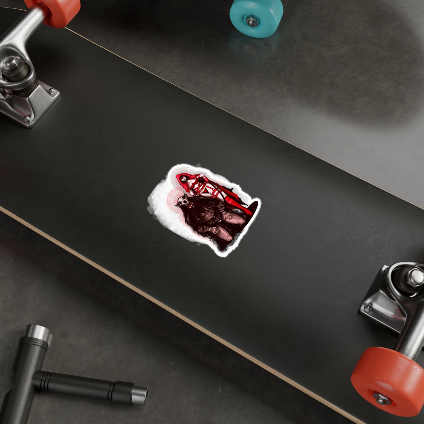 Taming The Wolf Kiss-Cut Vinyl Decal