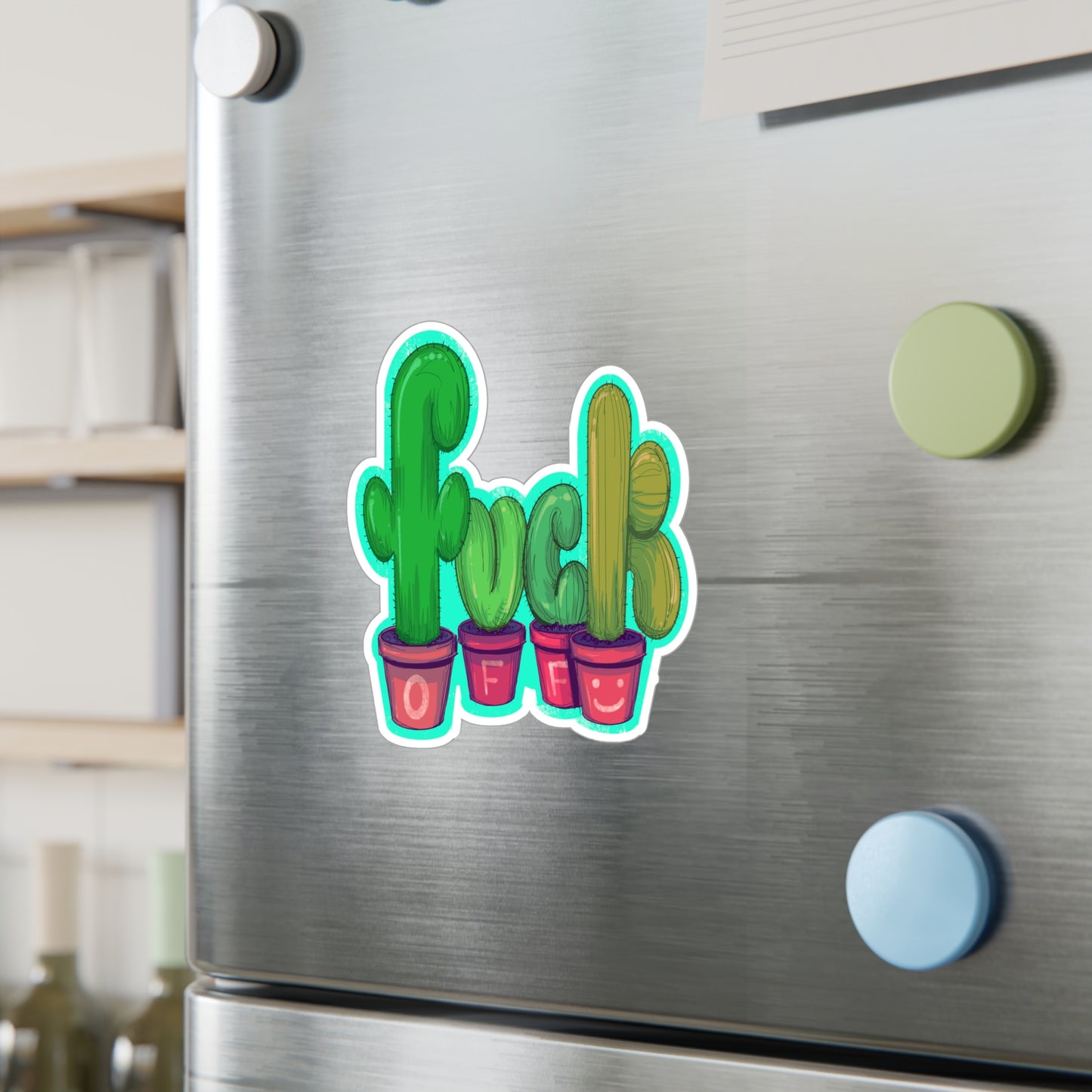 Rude Succulent Kiss-Cut Vinyl Decal