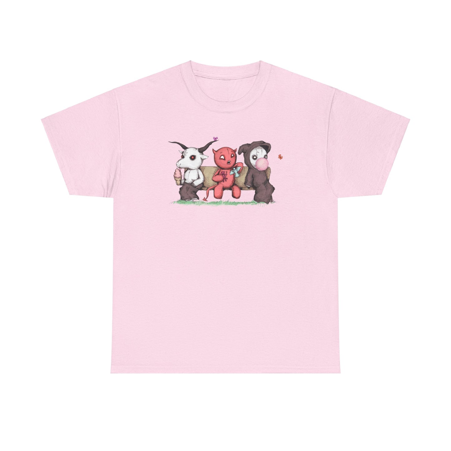 Evil Day Off Unisex Heavy Cotton Tee