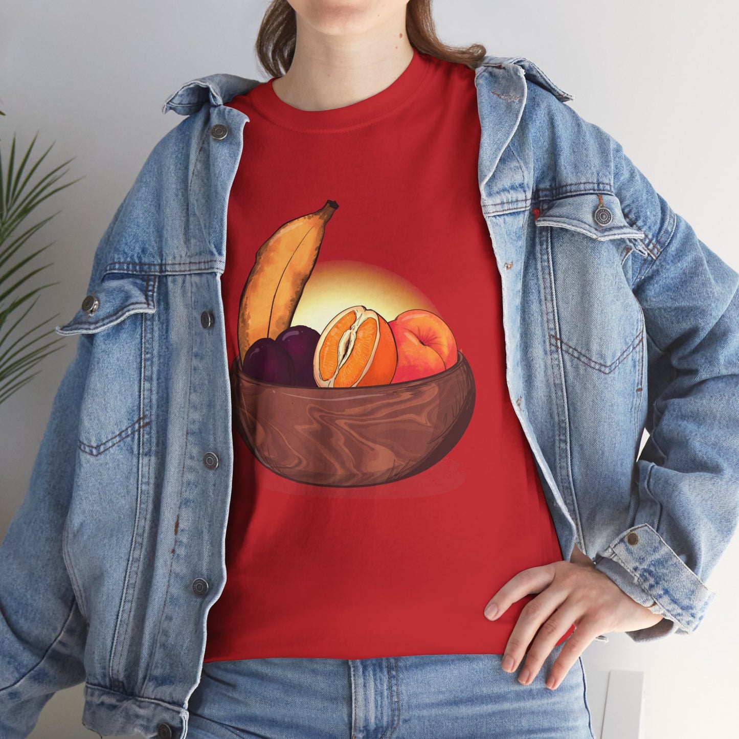 Adult Fruit Basket Unisex Heavy Cotton Tee