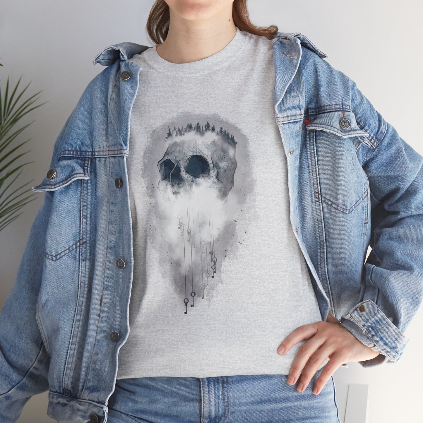 Elemental Skull Air Unisex Heavy Cotton Tee