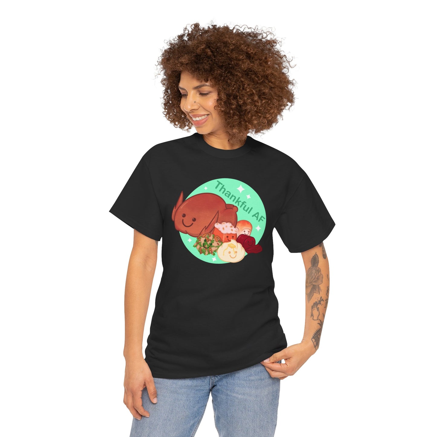 Thankful AF Unisex Heavy Cotton Tee