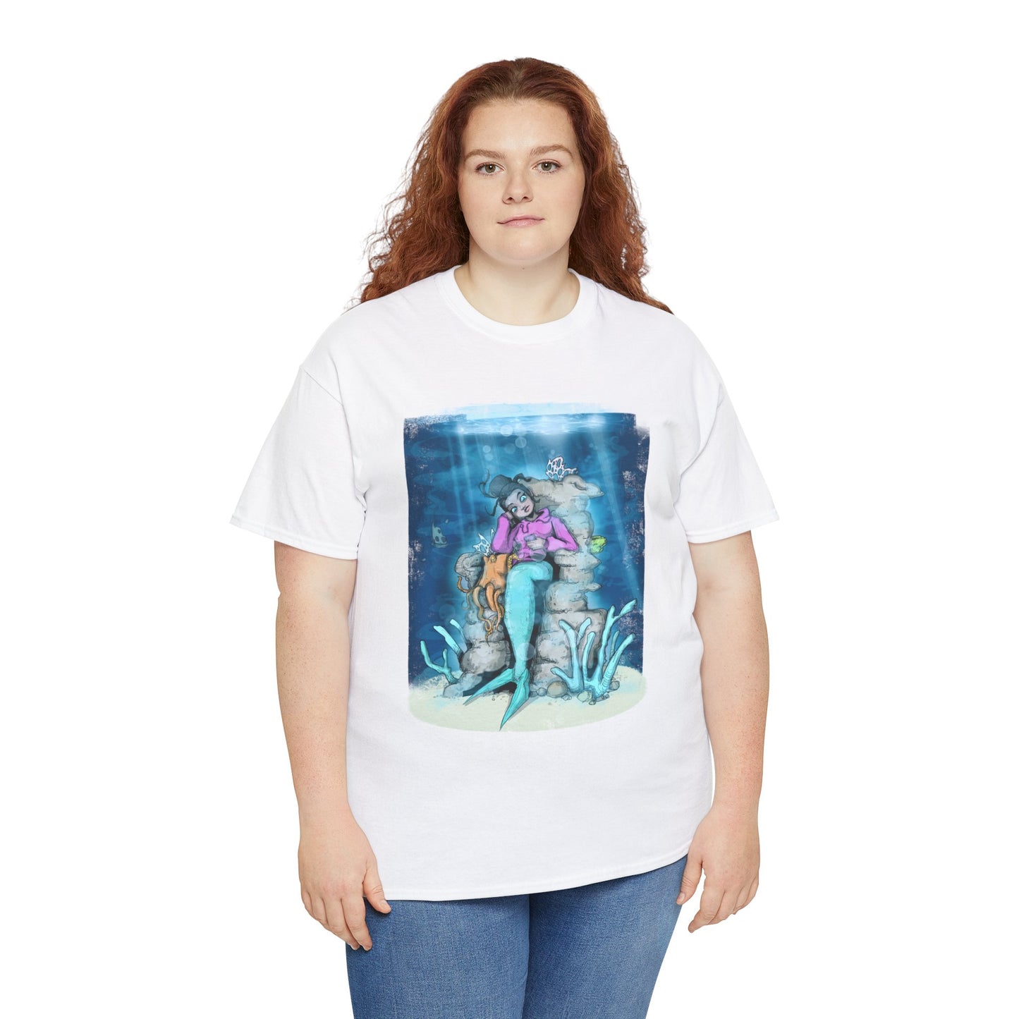 Mermaid Life Unisex Heavy Cotton Tee
