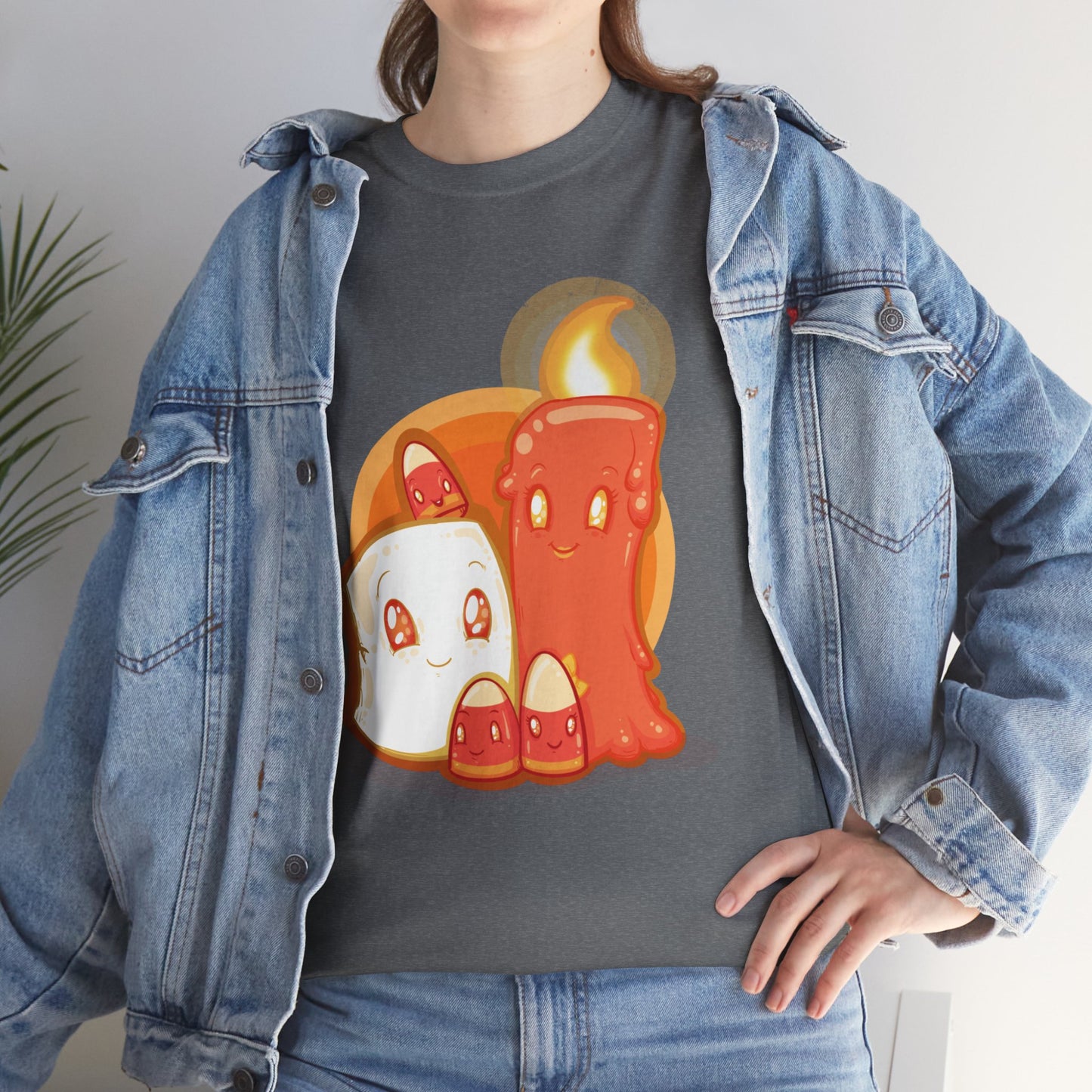 How Candy Corn Is Made Unisex Heavy Cotton Tee