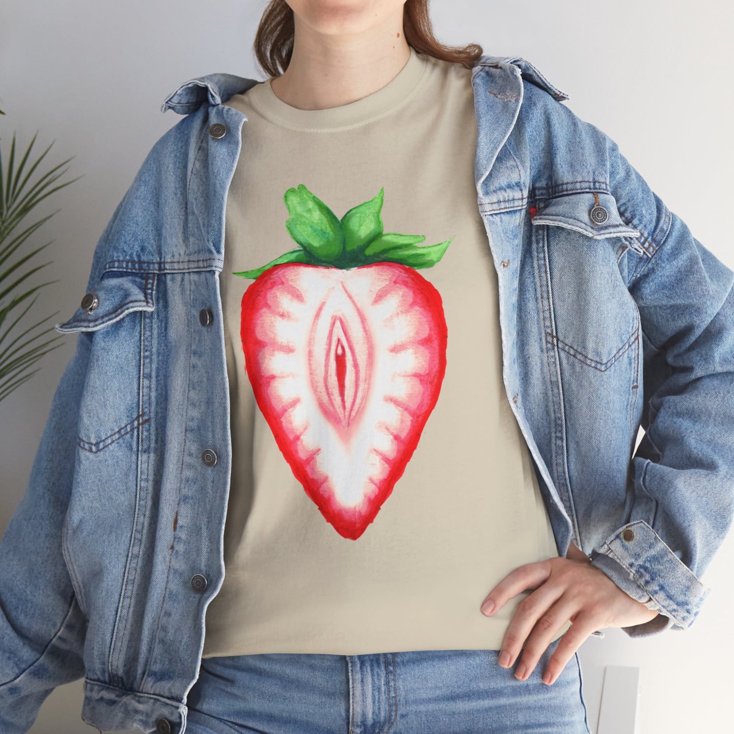 Juicy Strawberry Unisex Heavy Cotton Tee