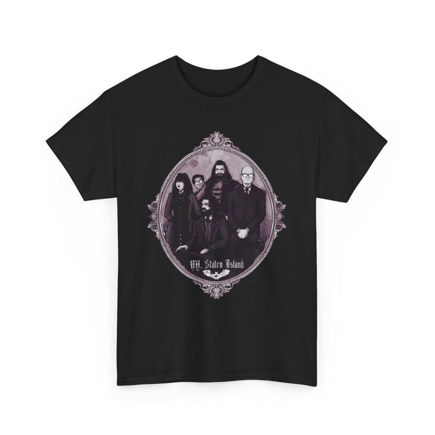 Vampire Family Portrait Unisex Heavy Cotton Tee