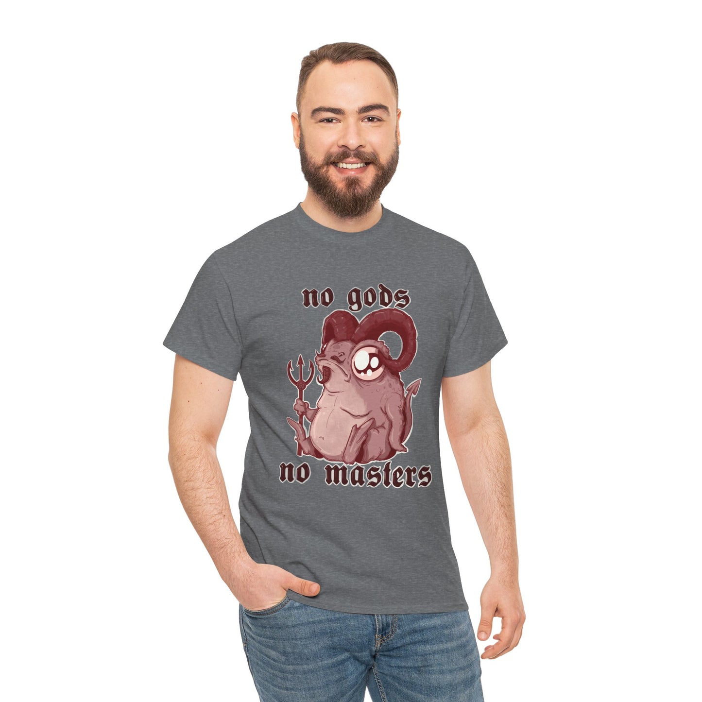 No Gods No Masters Unisex Heavy Cotton Tee