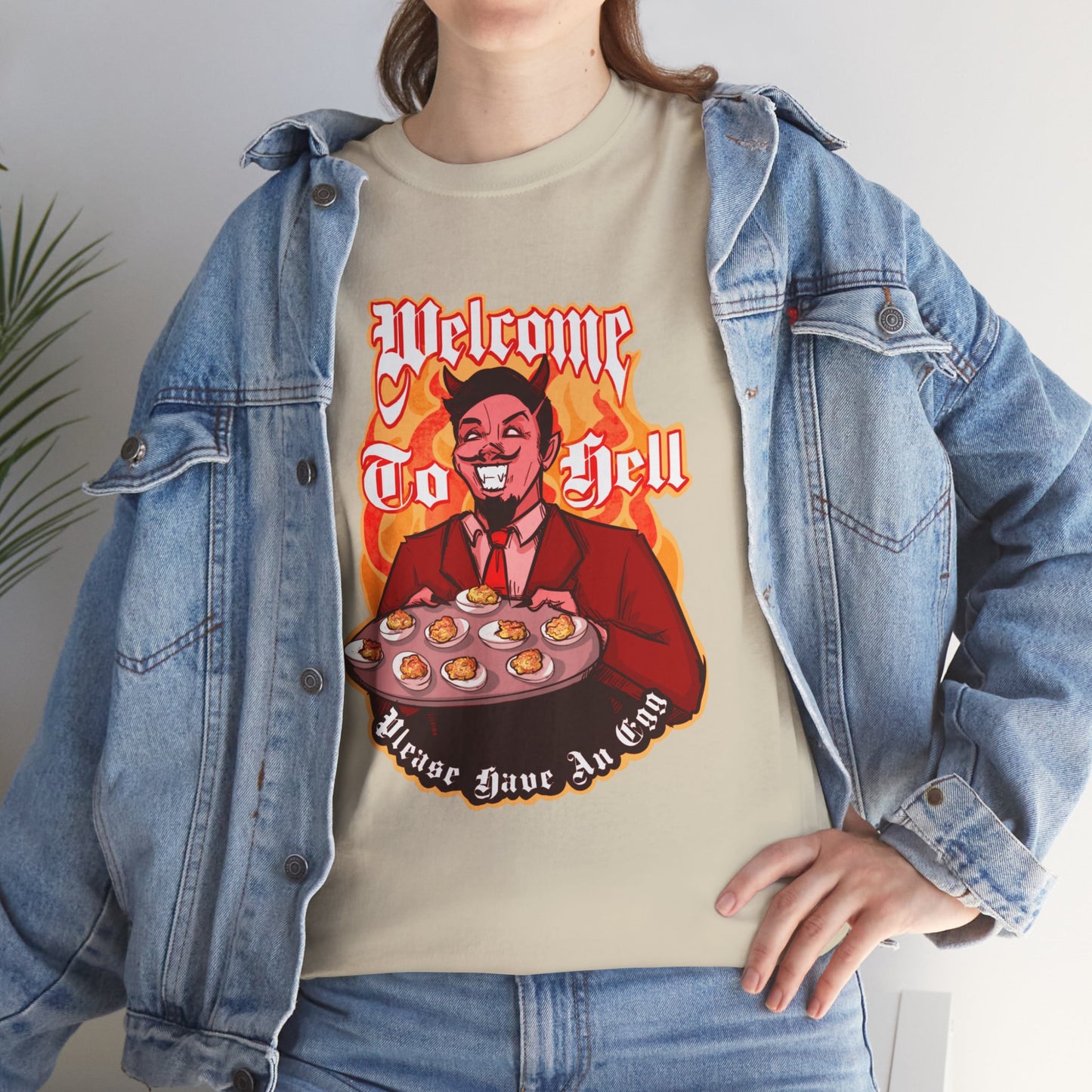 Deviled Eggs Unisex Heavy Cotton Tee