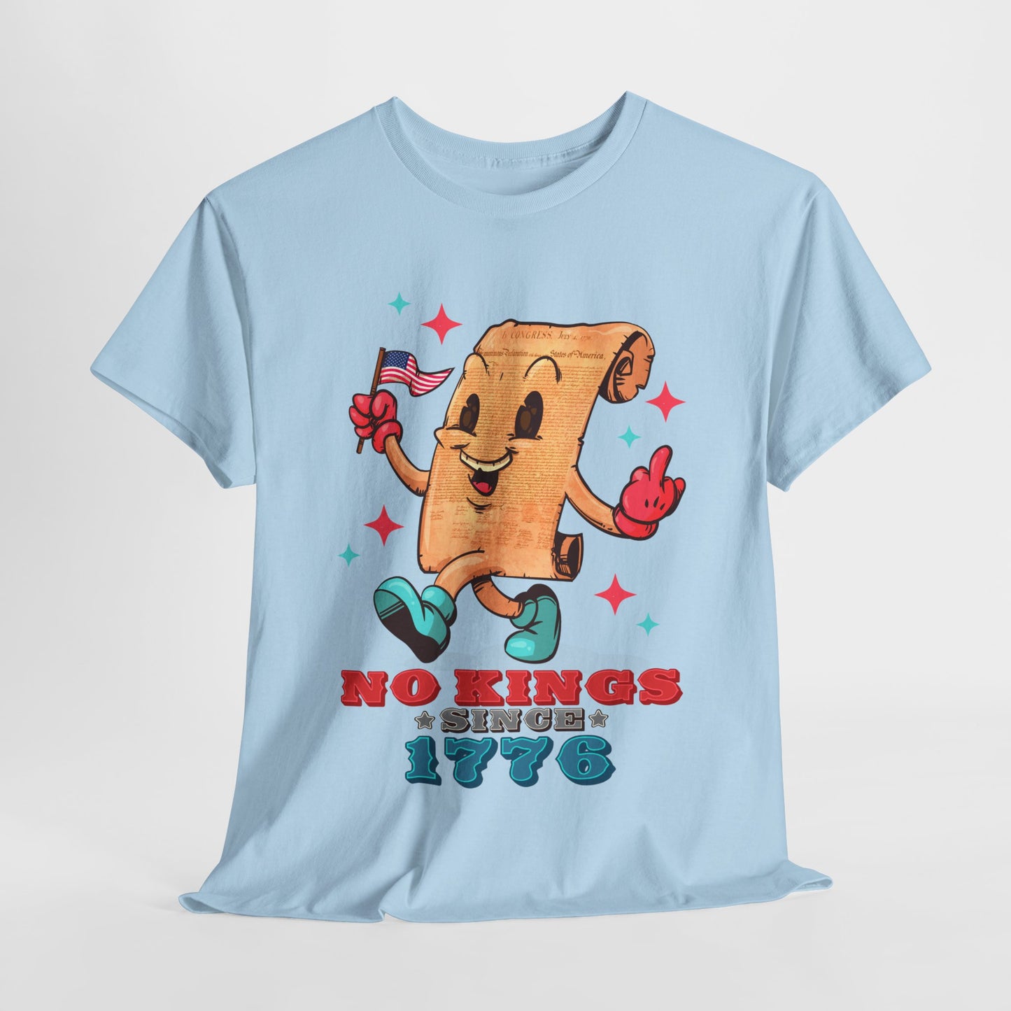 No Kings Since 1776 Unisex Heavy Cotton Tee