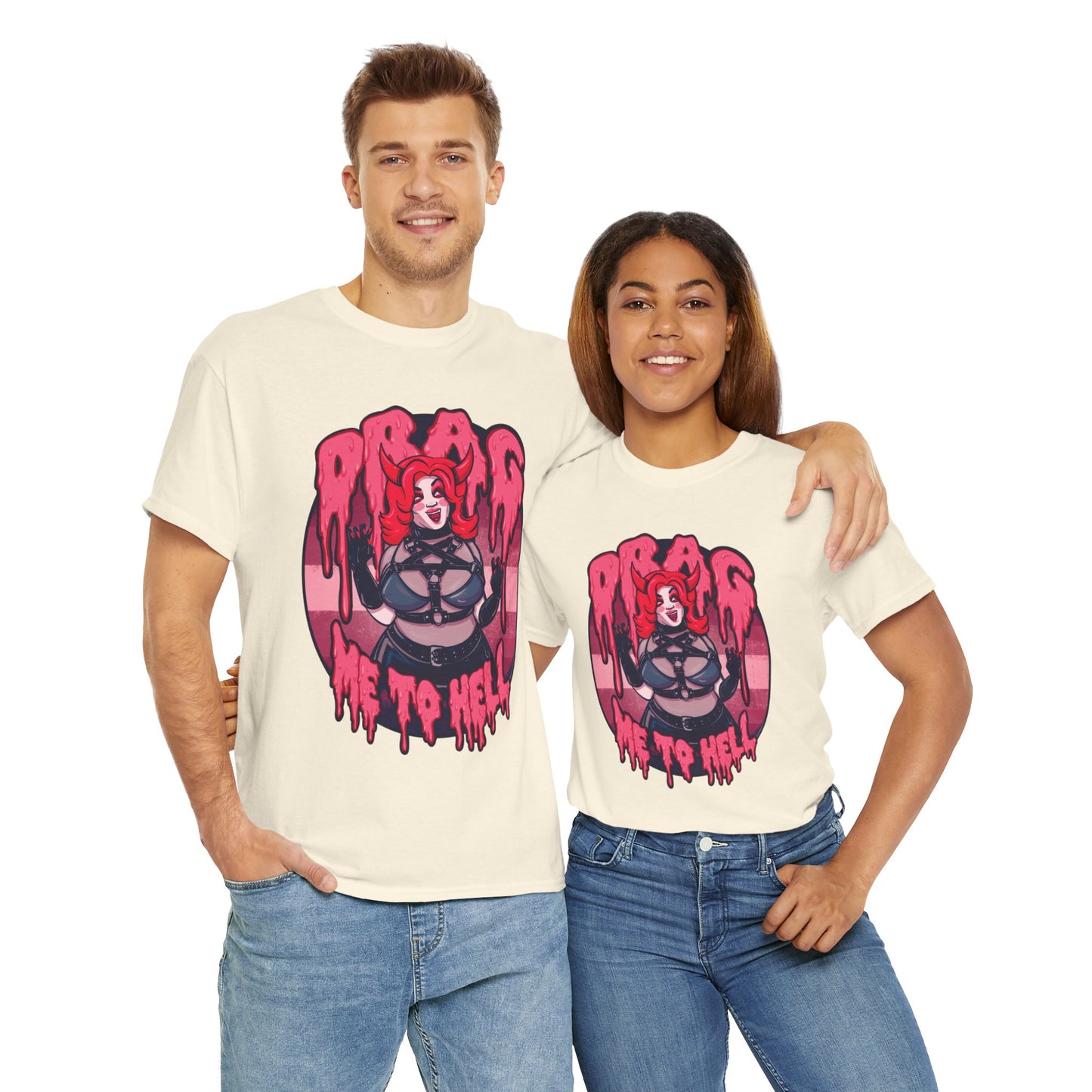 Drag Me To Hell Unisex Heavy Cotton Tee