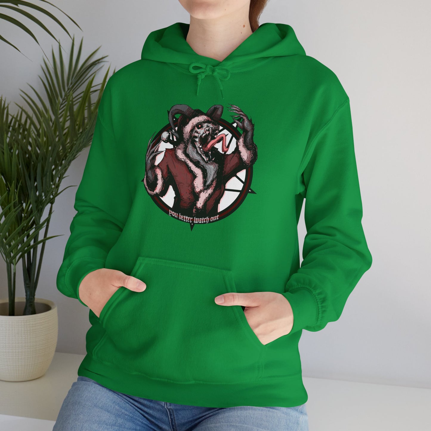 You Better Watch Out Unisex Heavy Blend Hooded Sweatshirt