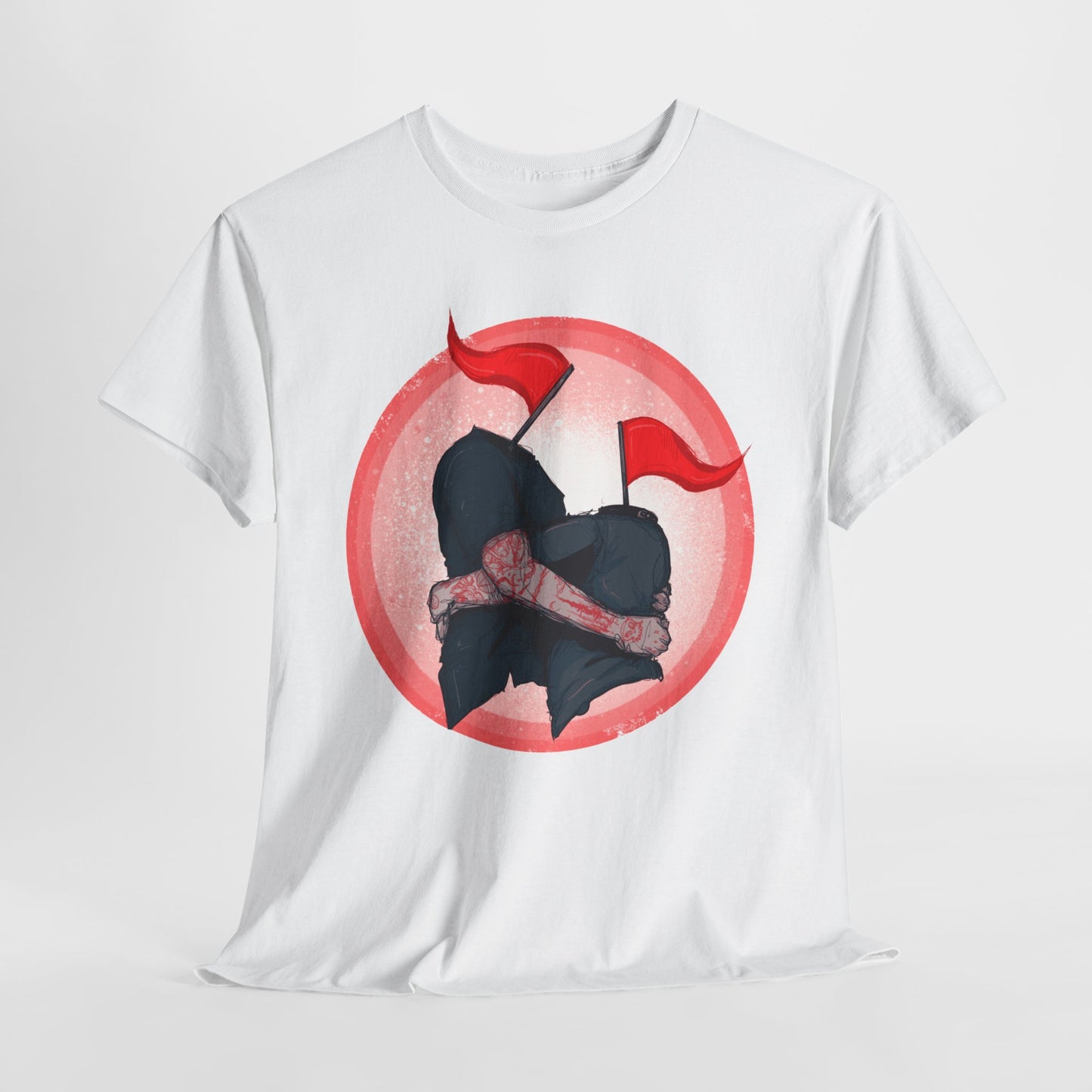 Red Flags Unisex Heavy Cotton Tee