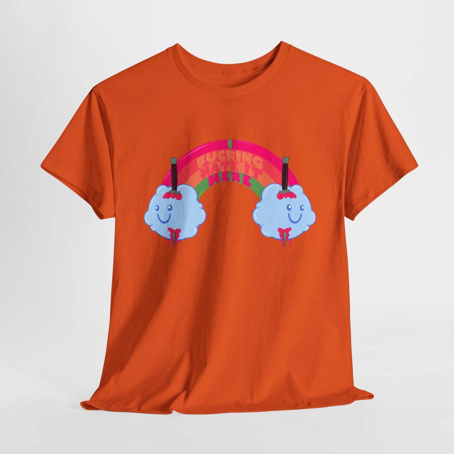 I Fucking Hate It Here Unisex Heavy Cotton Tee