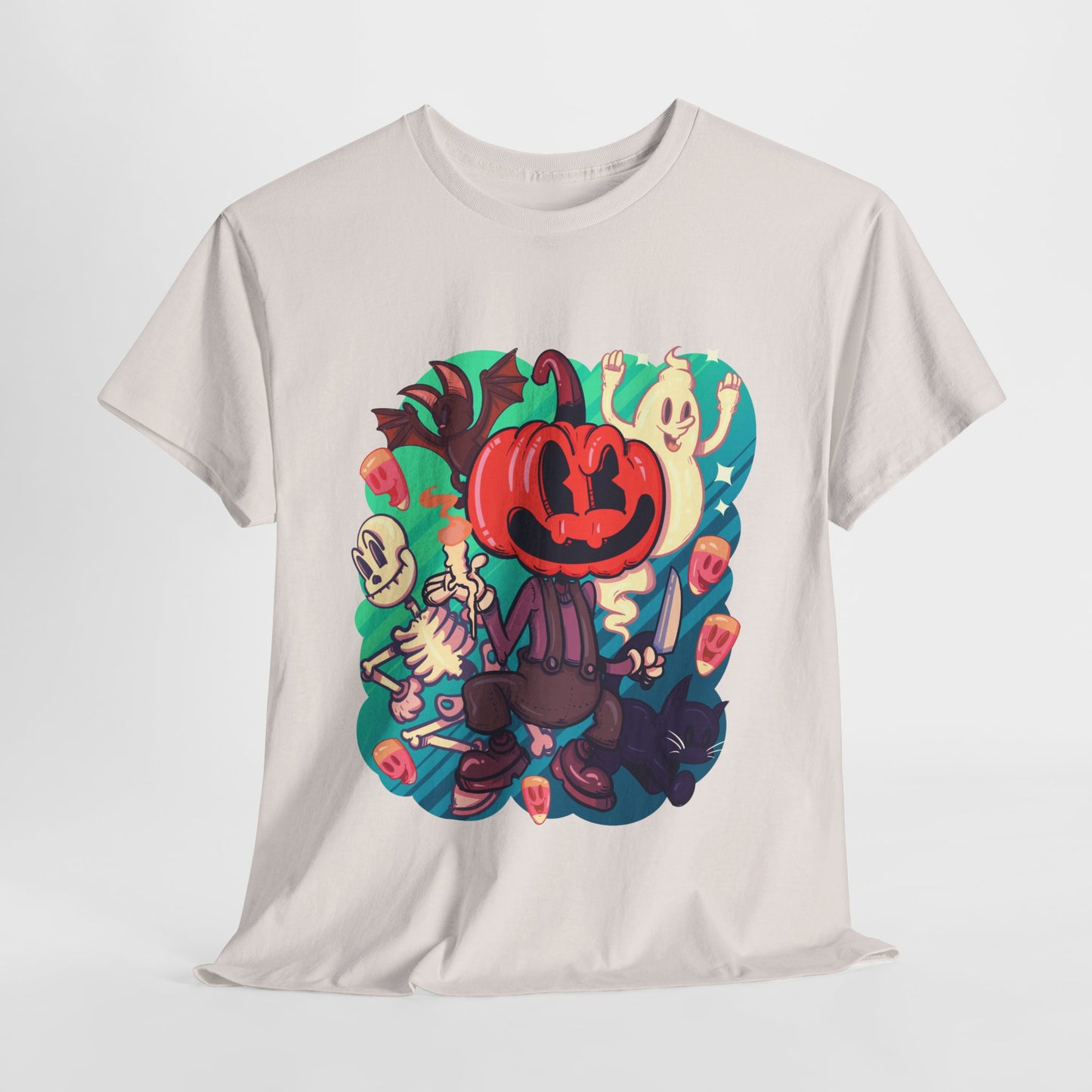 Rubber Hose Halloween Unisex Heavy Cotton Tee