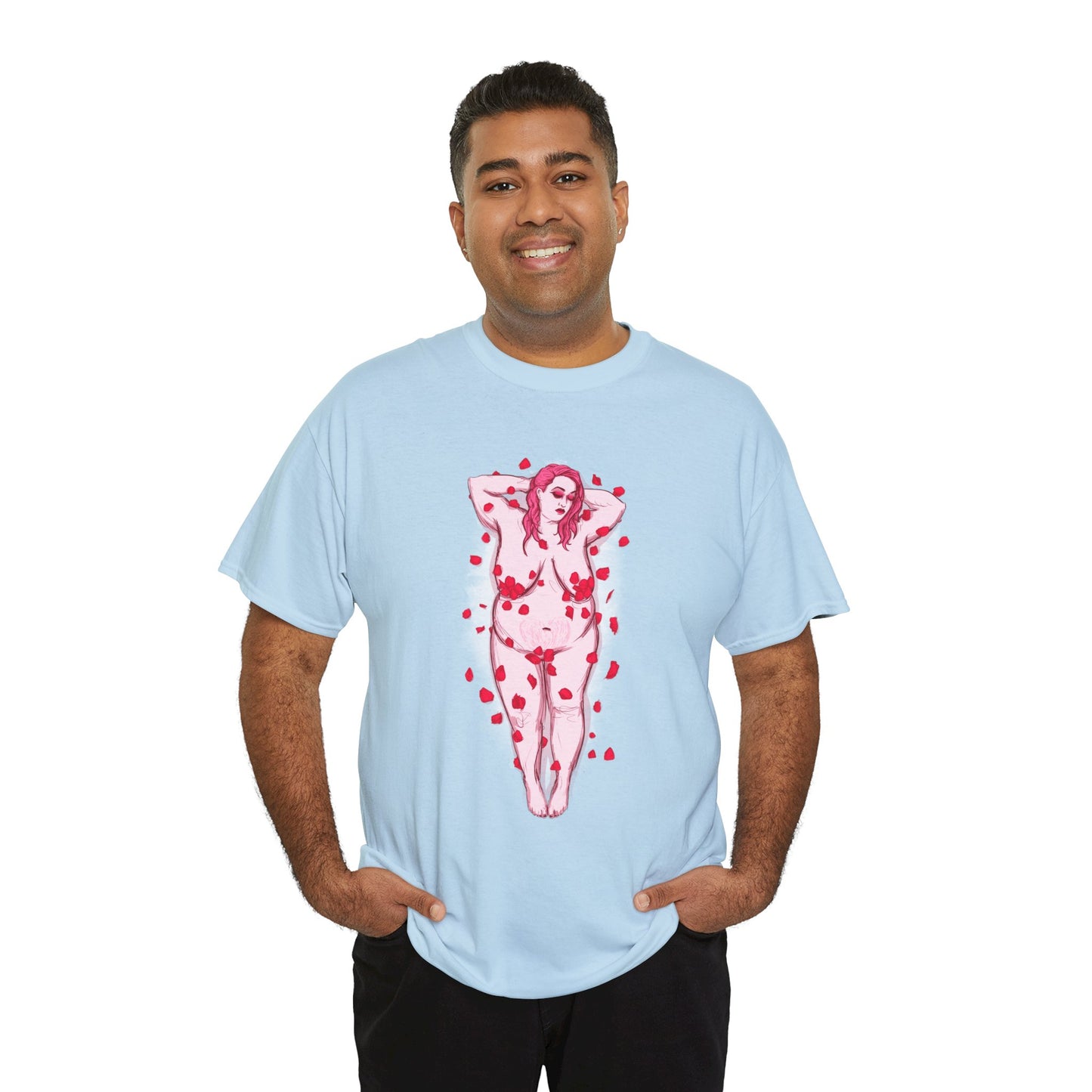 Stretch Heart Unisex Heavy Cotton Tee