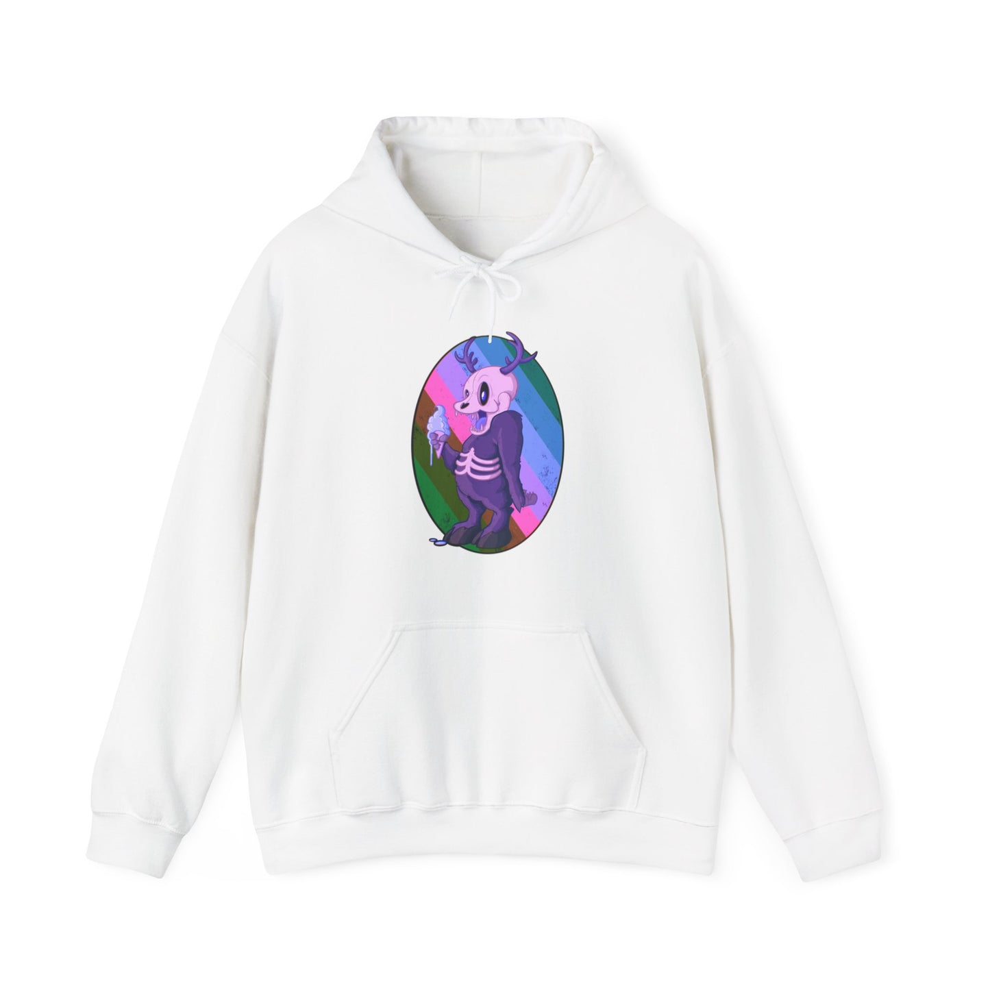 Monster Ice Cream Unisex Heavy Blend Hooded Sweatshirt