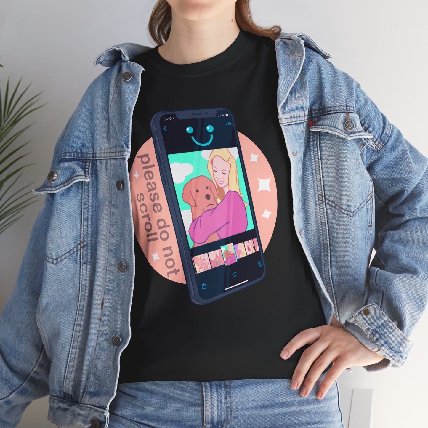 Don't Scroll Unisex Heavy Cotton Tee