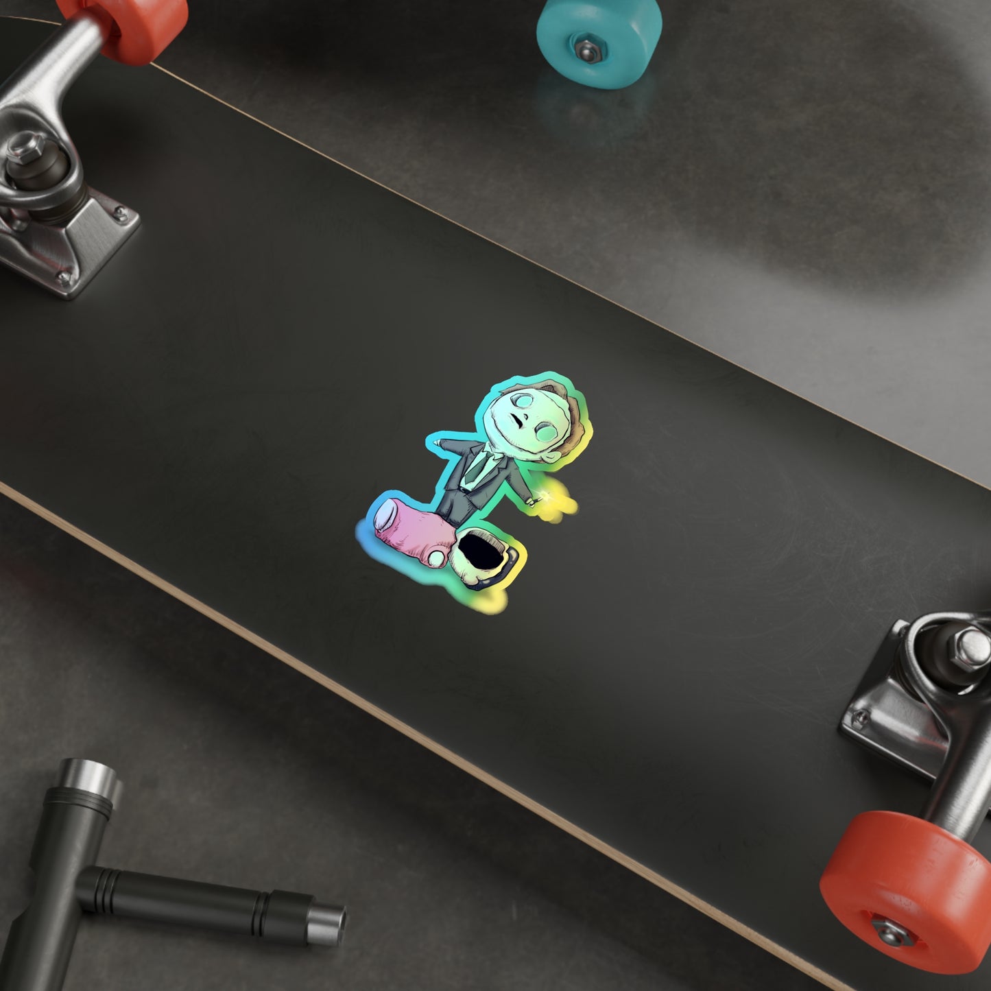 First Aid Fail Holographic Die-cut Stickers