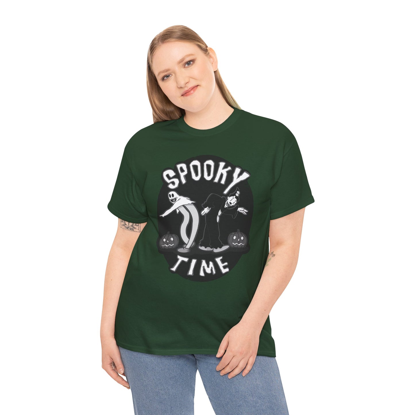 Spooky Time Unisex Heavy Cotton Tee