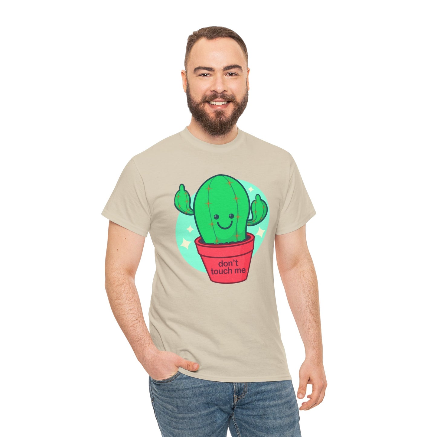 Don't Touch Me Unisex Heavy Cotton Tee