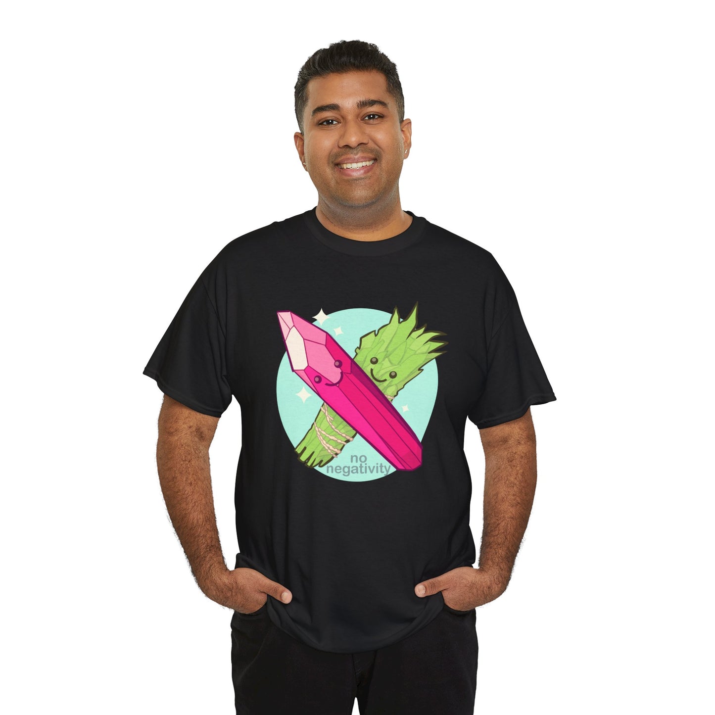 No Negativity Unisex Heavy Cotton Tee