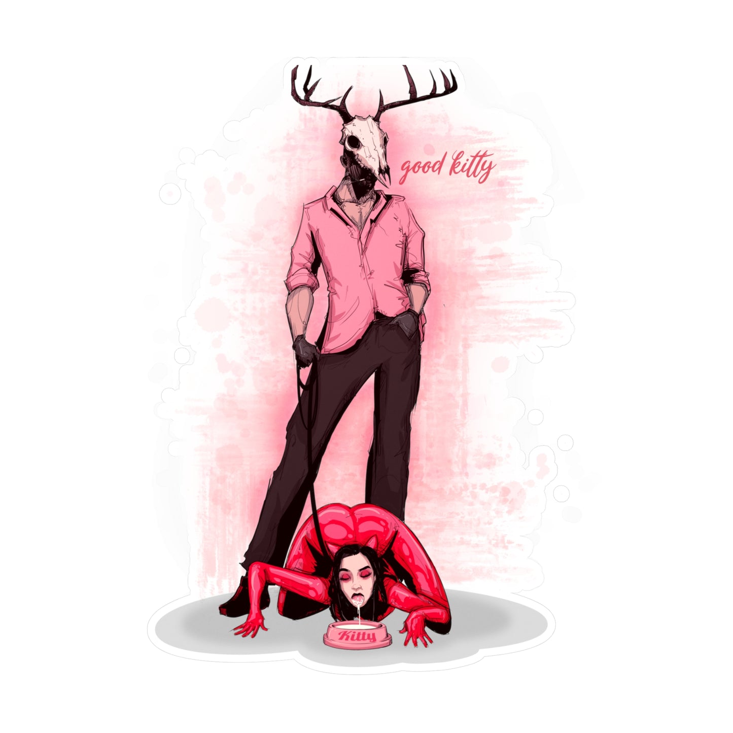 Deer Daddy Series 10: Good Kitty Kiss-Cut Vinyl Decal
