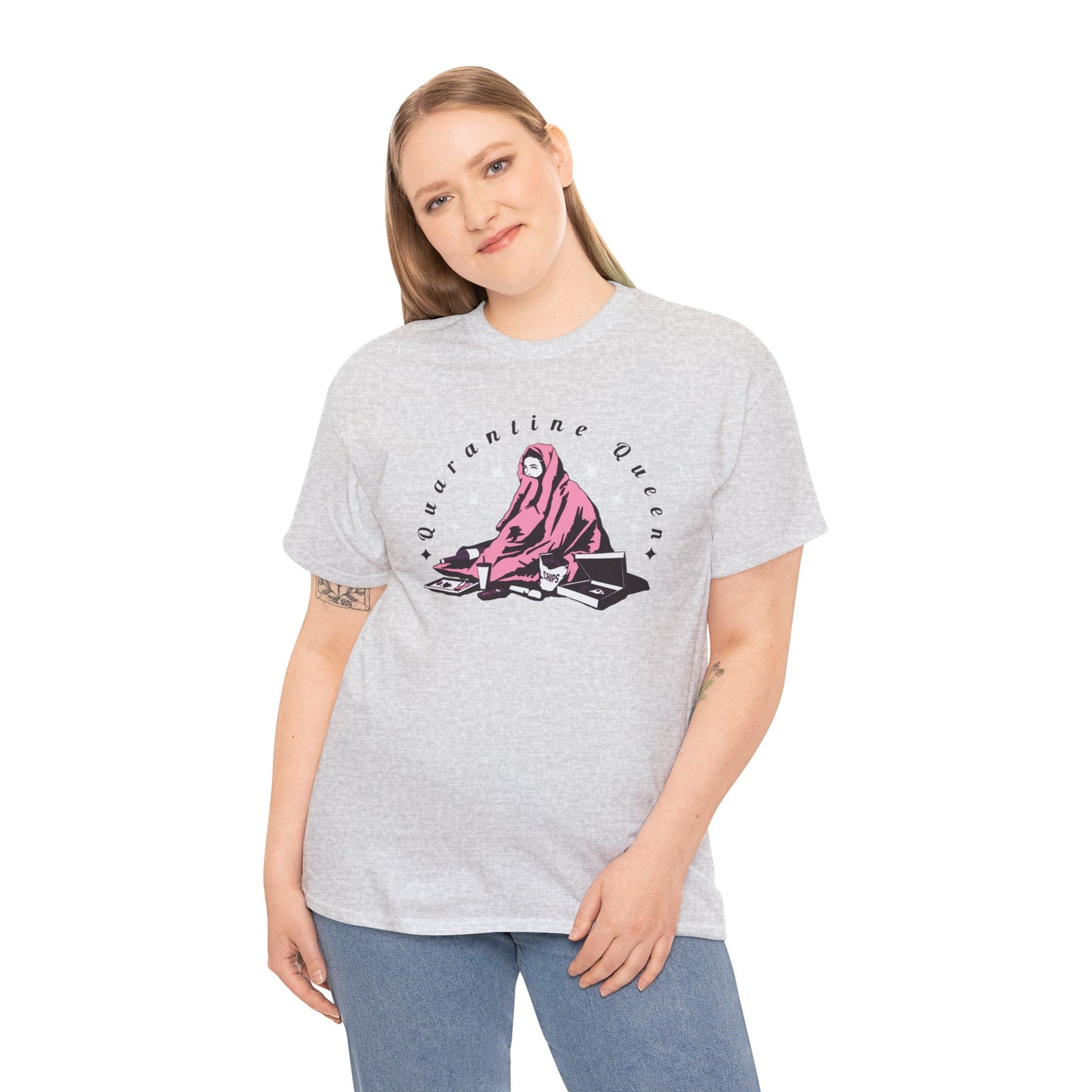 Quarantine Queen Unisex Heavy Cotton Tee