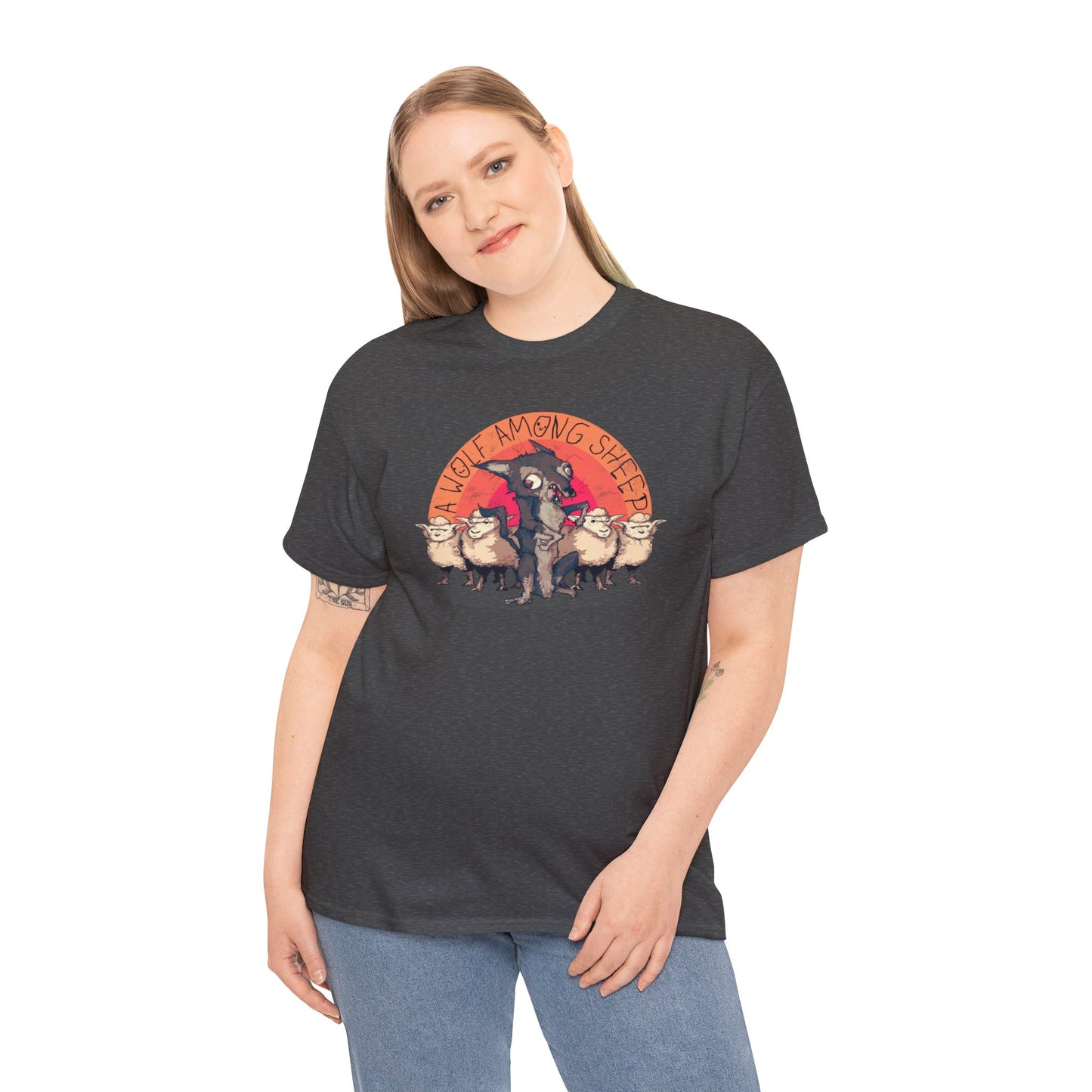 A Wolf Among Sheep Unisex Heavy Cotton Tee