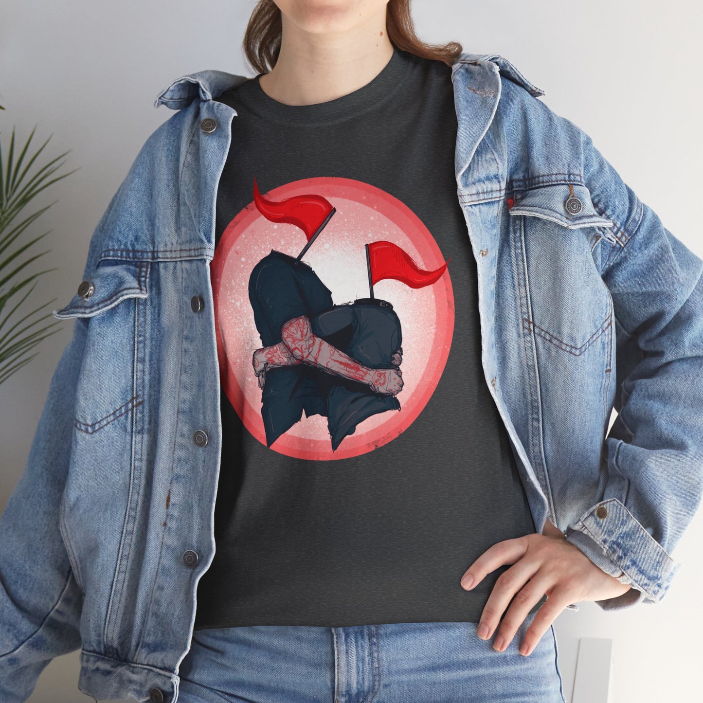 Red Flags Unisex Heavy Cotton Tee
