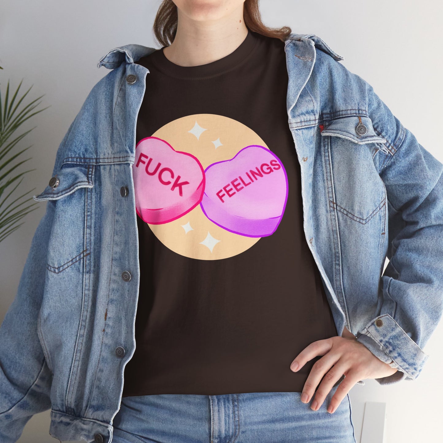 Fuck Feelings Unisex Heavy Cotton Tee