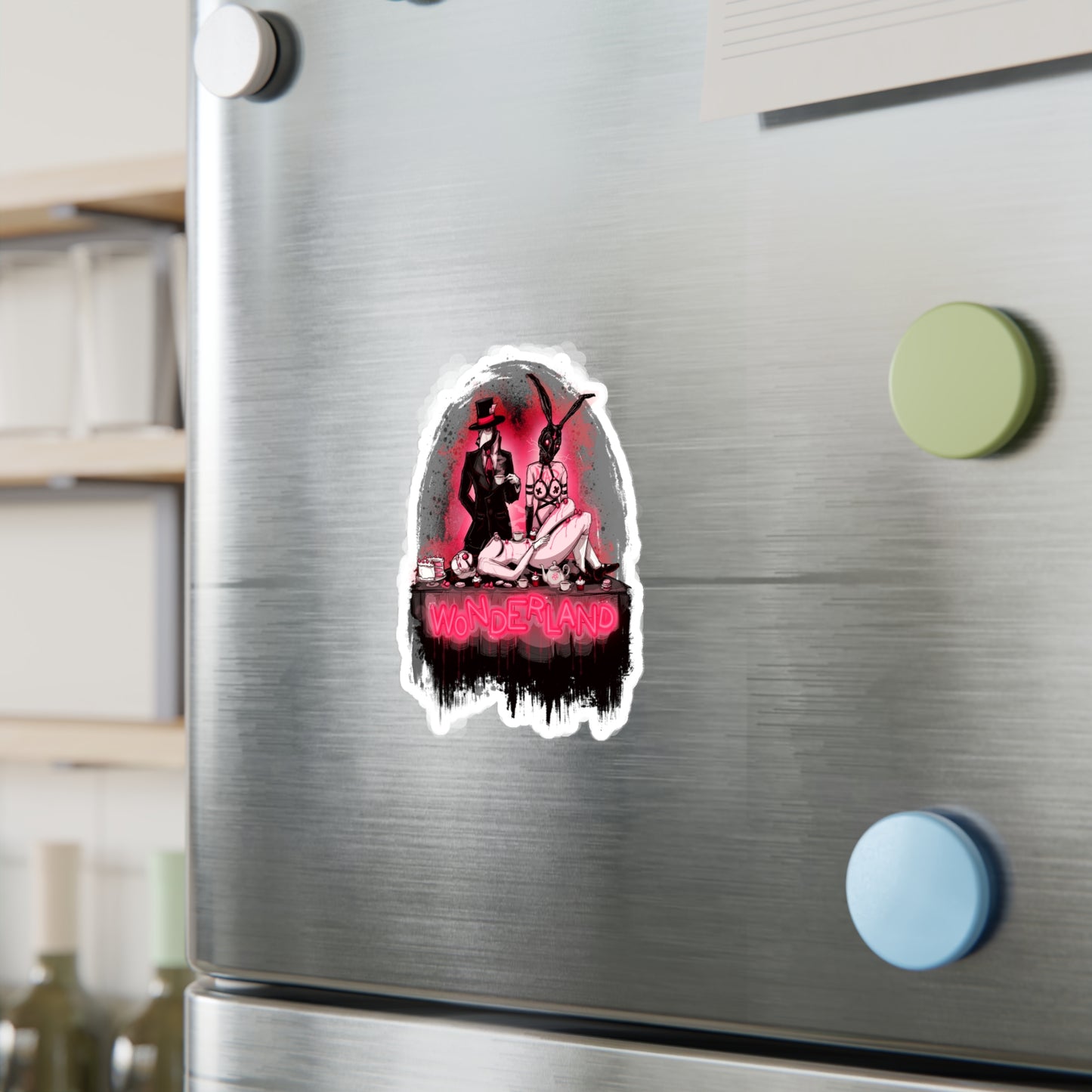 Tea Party Kiss-Cut Vinyl Decal