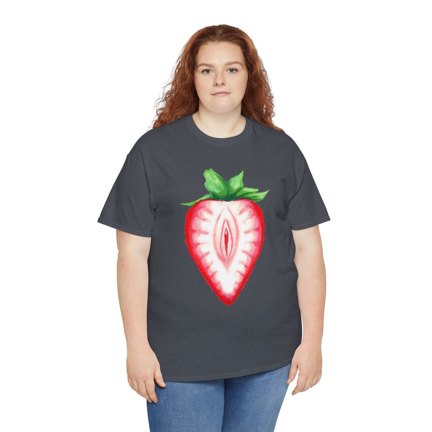 Juicy Strawberry Unisex Heavy Cotton Tee