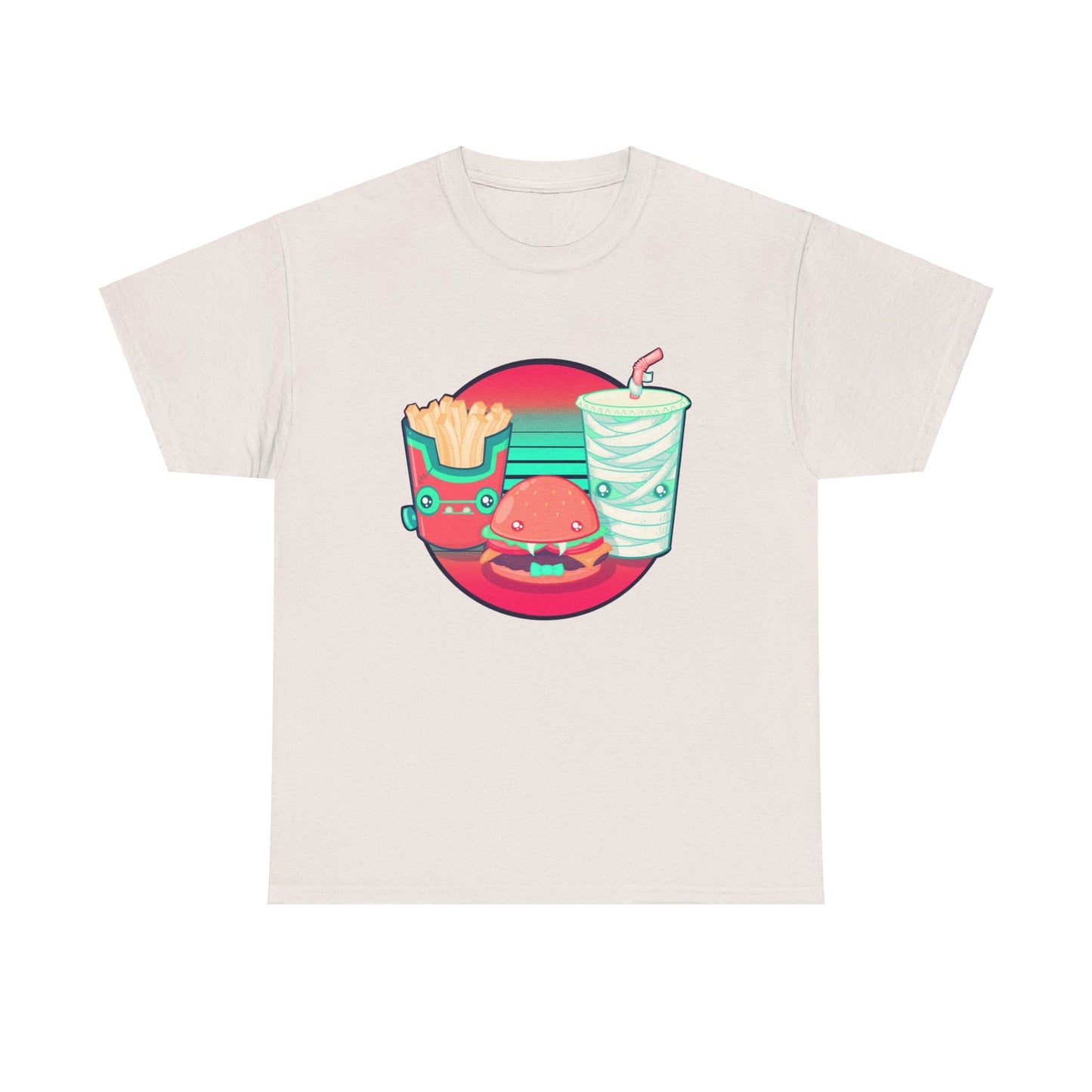 Spooky Fast Food Unisex Heavy Cotton Tee