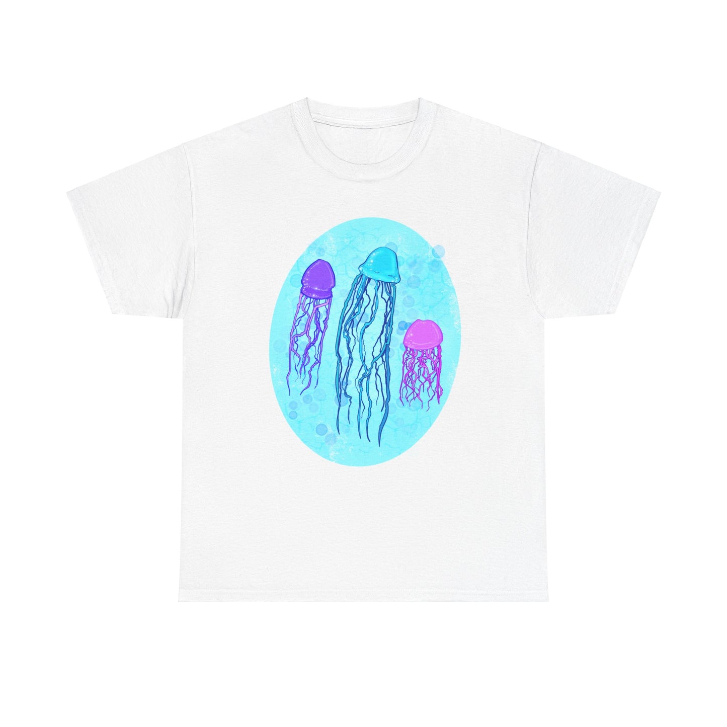 Jellyfish Varieties Unisex Heavy Cotton Tee