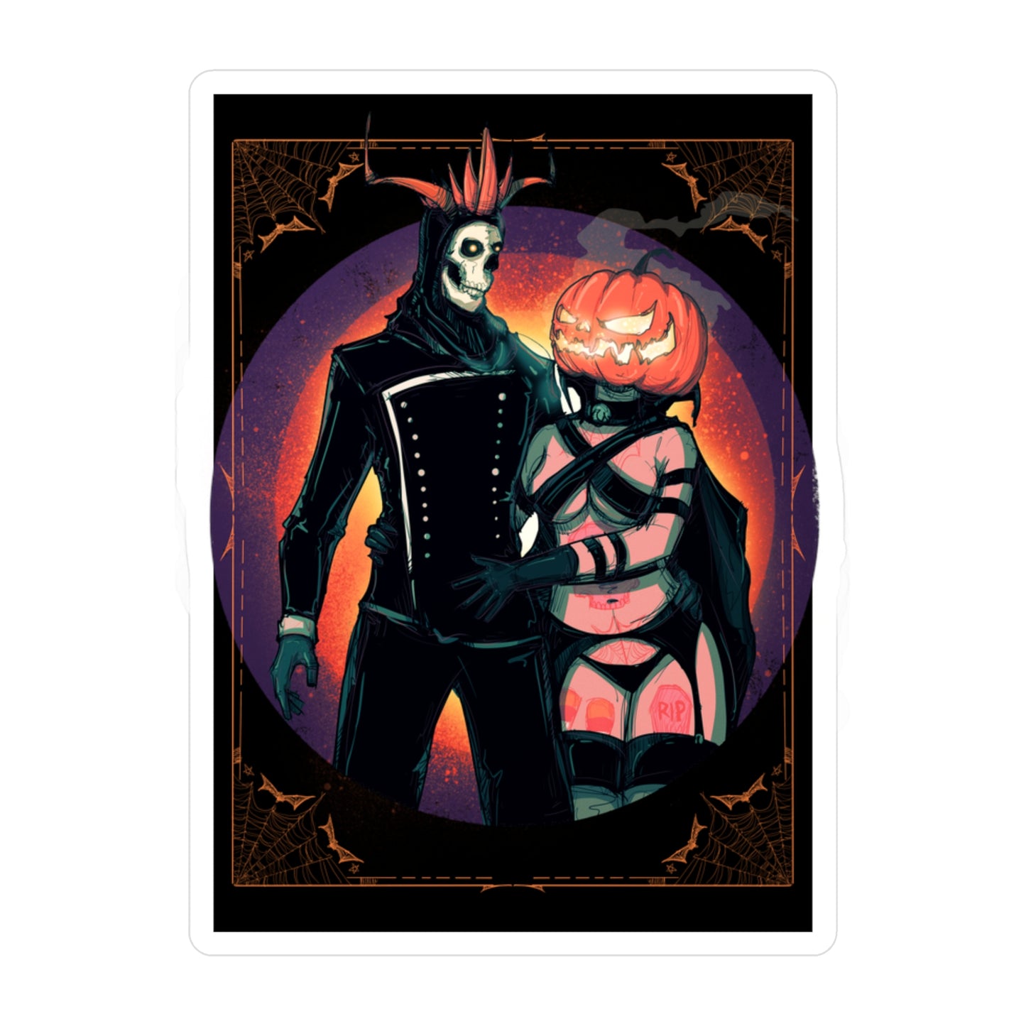 The King & Queen Kiss-Cut Vinyl Decal