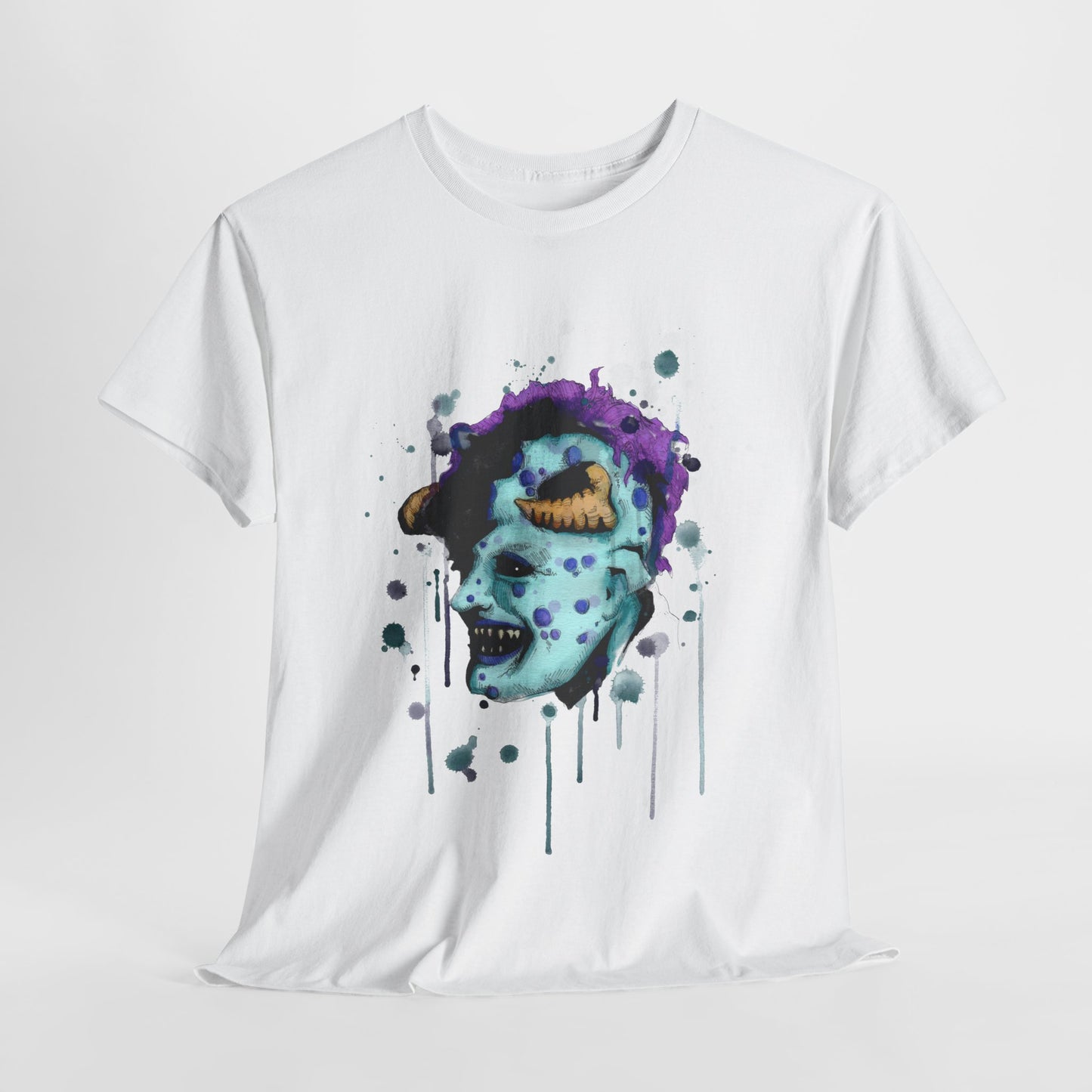 Watercolor Monster Heavy Cotton Tee
