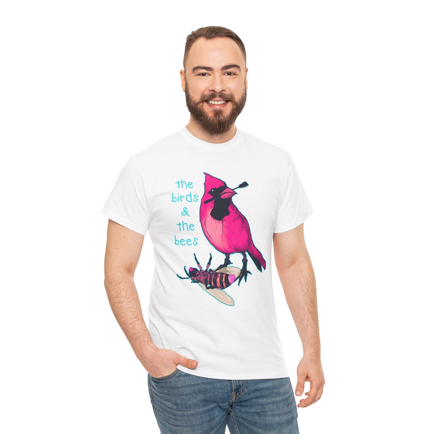 The Birds & The Bees Unisex Heavy Cotton Tee