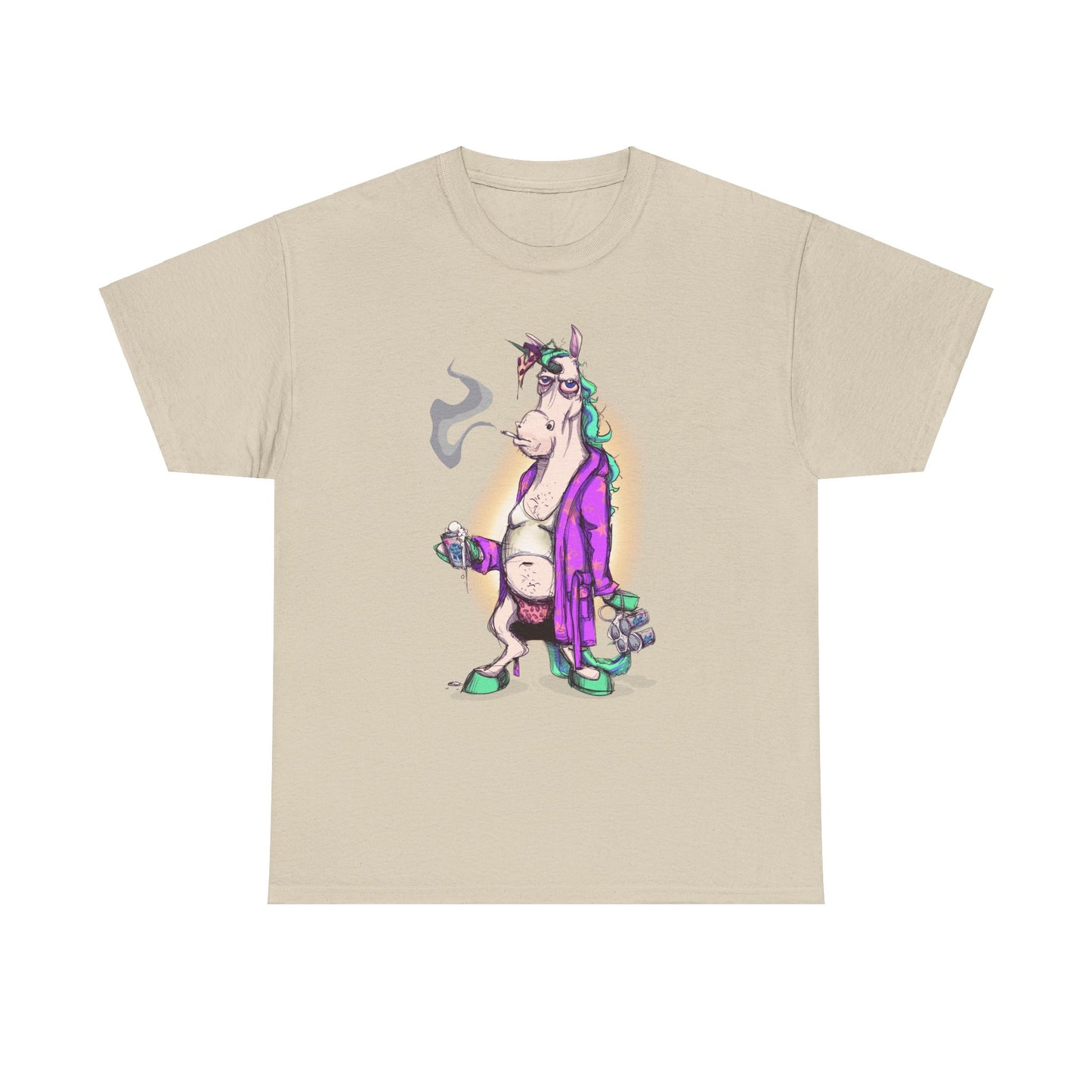 Dontgiveafuckacorn Unisex Heavy Cotton Tee
