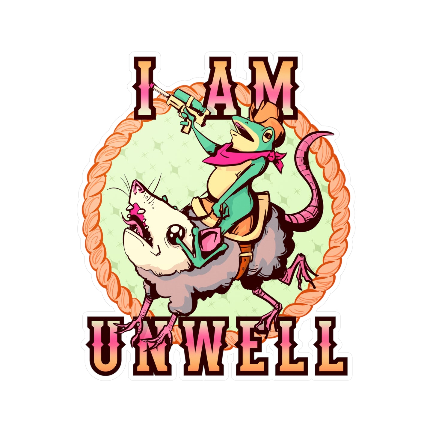 I Am Unwell Kiss-Cut Vinyl Decal