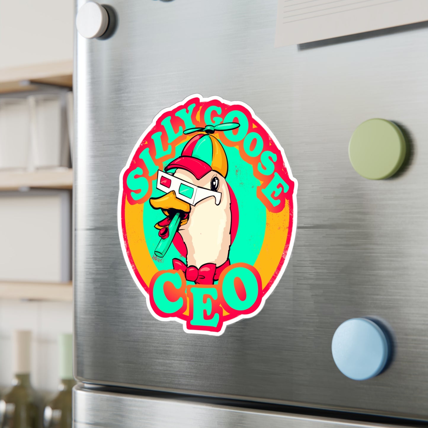 Silly Goose CEO Kiss-Cut Vinyl Decal