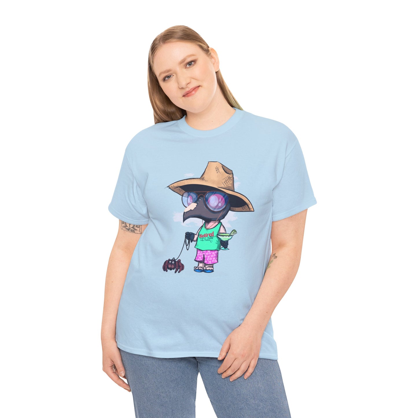 Plague Vacation Unisex Heavy Cotton Tee