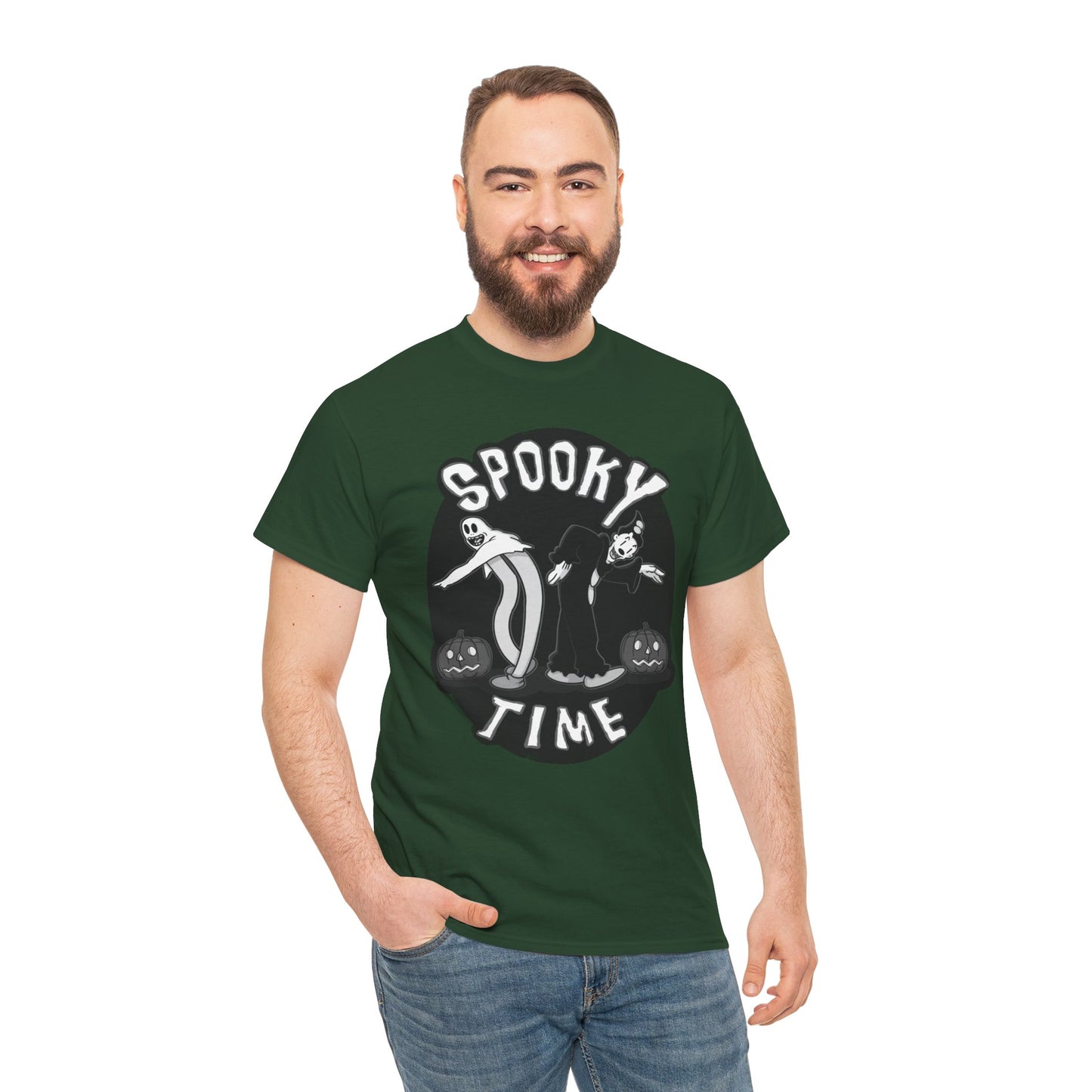Spooky Time Unisex Heavy Cotton Tee