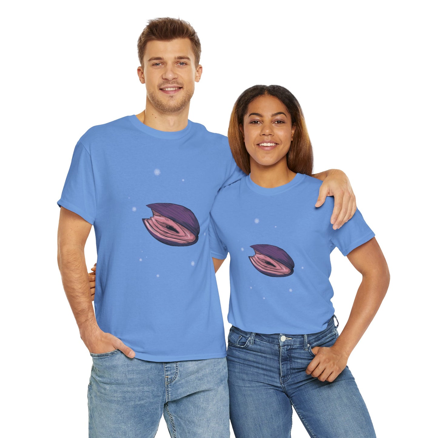 Pink Clam Unisex Heavy Cotton Tee